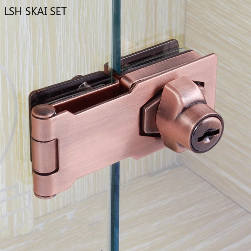 No-punch Glass Door Lock Store - Furniture Hardware Stores recensione e prezzo