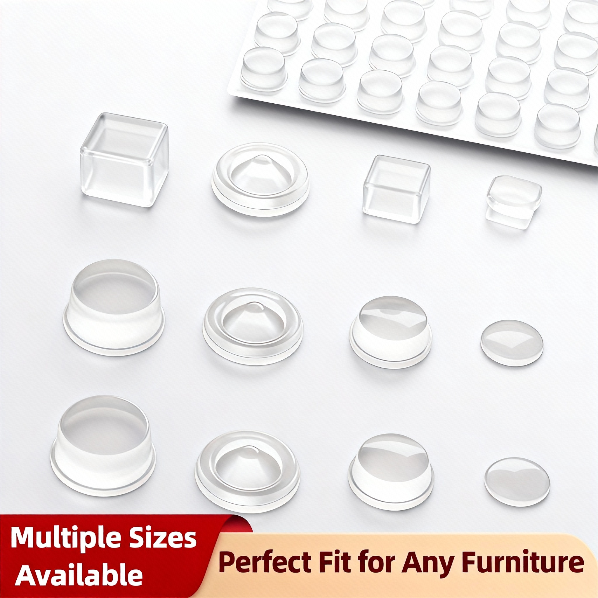 Silicone cabinet bumpers Rubbe - Furniture Joint Hardware recensione e prezzo