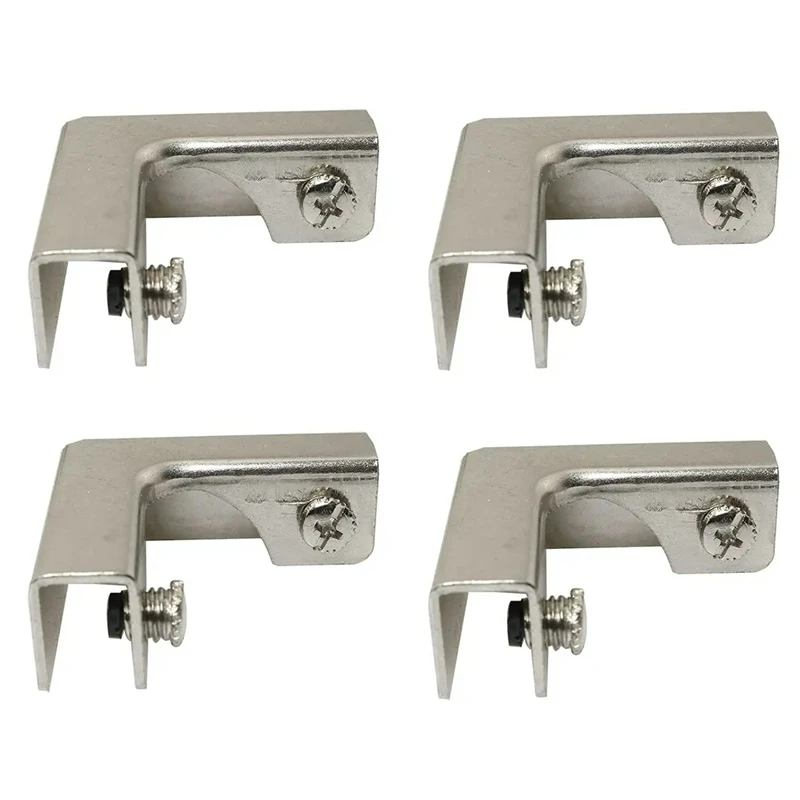 4Pcs L Type Glass Fixing Clip  - Furniture Hardware Types recensione e prezzo