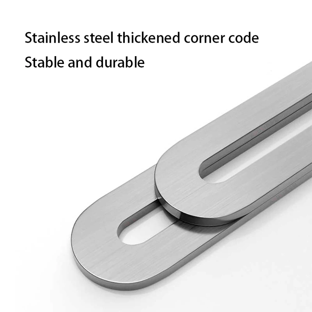 White Stainless Steel L/T Type - Furniture Hardware Types recensione e prezzo
