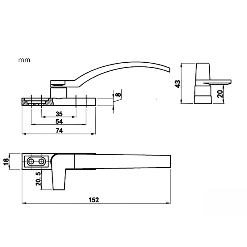 Left Right Hand White Replacem - Furniture Hardware Fitting recensione e prezzo