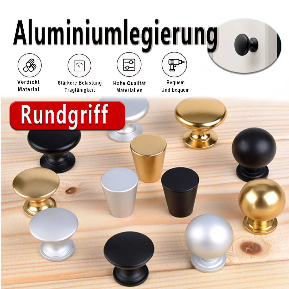 5PCS Aluminum  Kitchen Cupboar - Furniture Hardware China recensione e prezzo