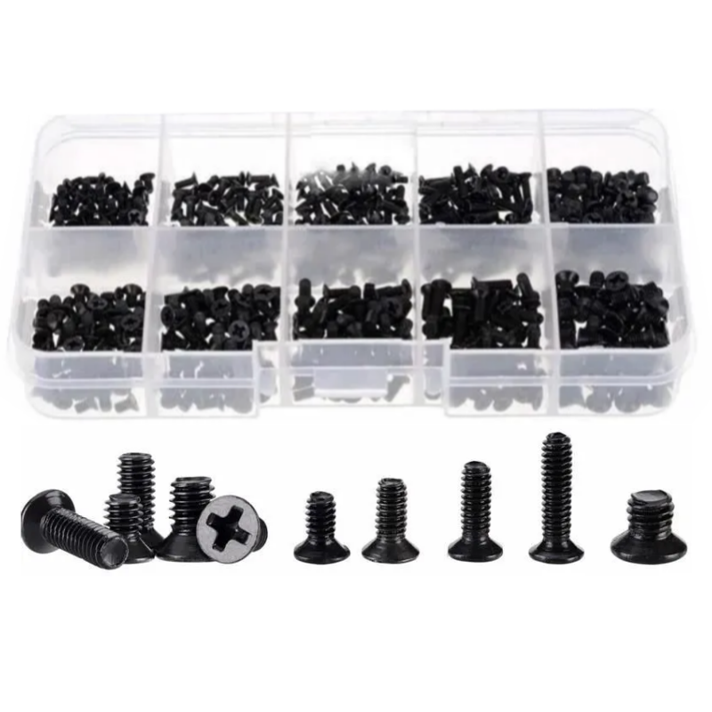 500pcs Black Screws and Screwd - Furniture Hardware Types recensione e prezzo