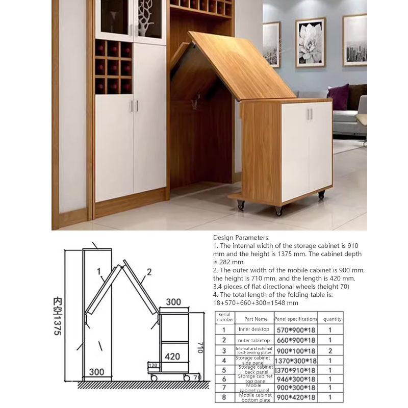Flip Up Folding Table Extendab - Furniture Hardware Types recensione e prezzo