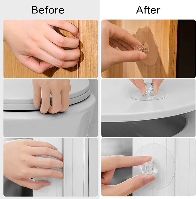 2/10Pcs Punch-free Drawer Knob - Furniture Hardware China recensione e prezzo