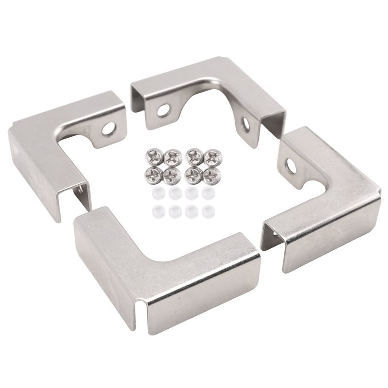 A68P-4Pcs L Type Glass Fixing  - Furniture Hardware Types recensione e prezzo