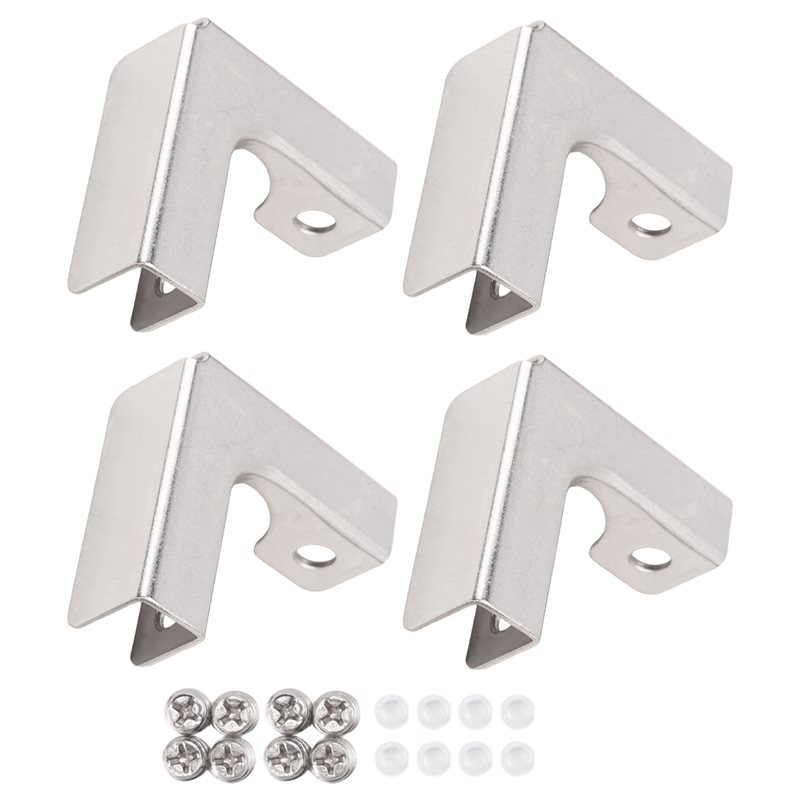 A68P-4Pcs L Type Glass Fixing  - Furniture Hardware Types recensione e prezzo