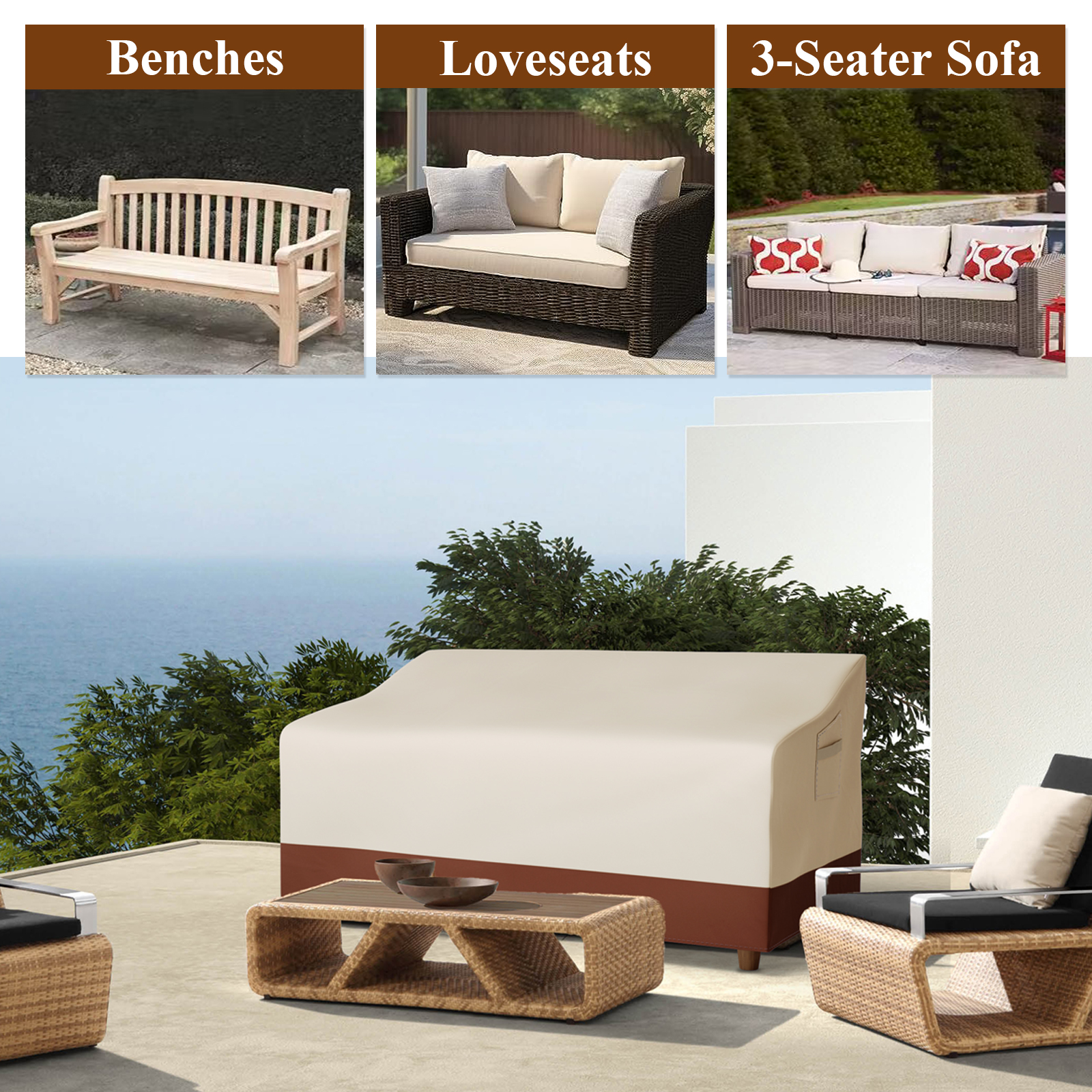 Outdoor Sofa Cover Waterproof  - Furniture Joint Hardware recensione e prezzo